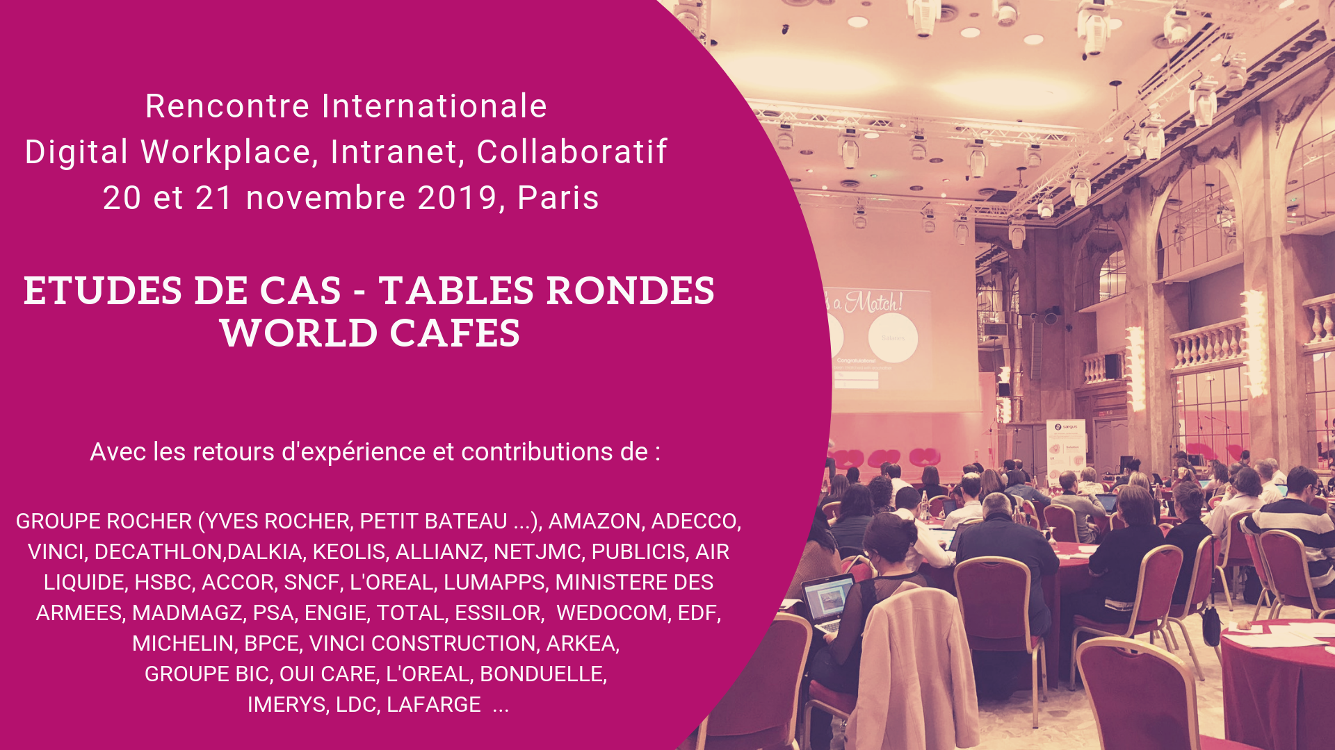 Rencontre Internationale Digital Workplace, Intranet, RSE